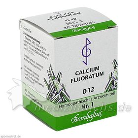 Biochemie 1 Calcium fluoratum D 12, 80 ST – PZN 4324917 из Германии