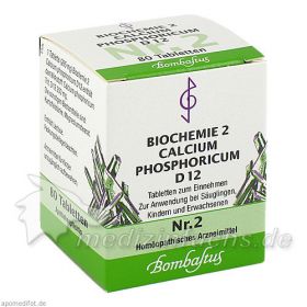 Biochemie 2 Calcium phosphoricum D 12, 80 ST – PZN 4325319 из Германии
