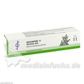 Biochemie 11 Silicea D 6, 100 ML – PZN 4535301 из Германии