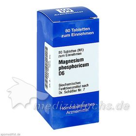 BIOCHEMIE 7 MAGN PHOS D 6, 80 ST – PZN 545426 из Германии