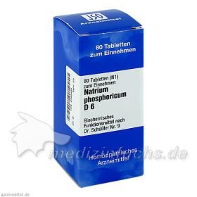 BIOCHEMIE 9 NATR PHOS D 6, 80 ST – PZN 545484 из Германии