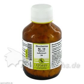 BIOCHEMIE 10 NATR SULF D 6, 400 ST – PZN 5955608 из Германии