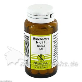 BIOCHEMIE 11 SILICEA D 6, 100 ST – PZN 5955637 из Германии