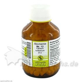 BIOCHEMIE 12 CALC SULF D12, 400 ST – PZN 5955726 из Германии