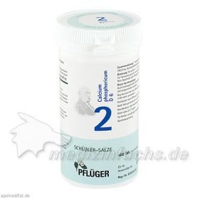 Biochemie Pflüger Nr. 2 Calcium phosphoricum D 6, 400 ST – PZN 6318789 из Германии