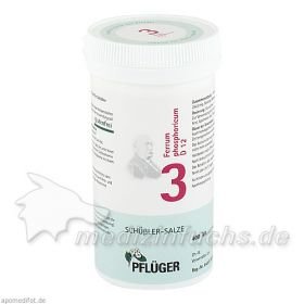 Biochemie Pflüger Nr. 3 Ferrum phosphoricum D 12, 400 ST – PZN 6318861 из Германии