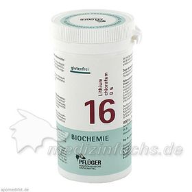 Biochemie Pflüger Nr. 16 Lithium chloratum D 6, 400 ST – PZN 6322294 из Германии