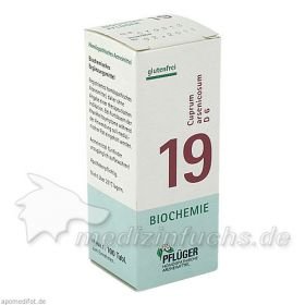 Biochemie Pflüger Nr. 19 Cuprum arsenicosum D 6, 100 ST – PZN 6322561 из Германии
