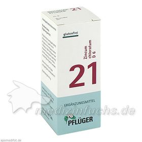 Biochemie Pflüger Nr. 21 Zincum chloratum D 6, 100 ST – PZN 6322733 из Германии