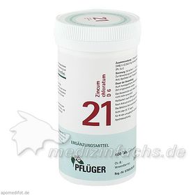 Biochemie Pflüger Nr. 21 Zincum chloratum D 6, 400 ST – PZN 6322756 из Германии