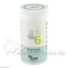 Biochemie Pflüger Nr. 6 Kalium sulfuricum D 6, 100 G – PZN 6323394 из Германии