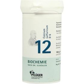 Biochemie Pflüger Nr. 12 Calcium sulfuricum D 6, 100 G – PZN 6323537 из Германии