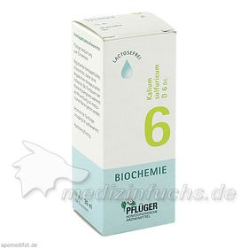 Biochemie Pflüger Nr. 6 Kalium sulfuricum D 6 Dil., 30 ML – PZN 6324494 из Германии