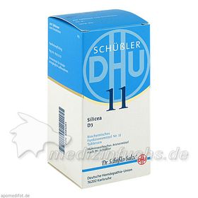 BIOCHEMIE DHU 11 Silicea D 3 Tabl., 420 ST – PZN 6584261 из Германии