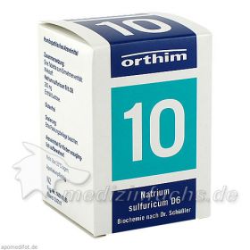 BIOCHEMIE Orthim 10 Natrium sulfuricum D 6 Tabl., 200 ST – PZN 7417045 из Германии