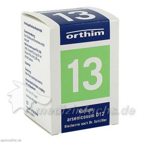 BIOCHEMIE Orthim 13 Kalium arsenicosum D 12 Tabl., 200 ST – PZN 7417134 из Германии