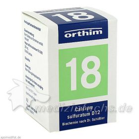 BIOCHEMIE Orthim 18 Calcium sulfuratum D 12 Tabl., 200 ST – PZN 7417393 из Германии