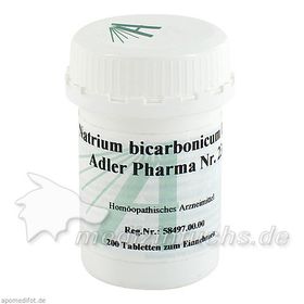 Biochemie Adler 23 Natrium Bicarbonicum D12 Adler, 200 ST – PZN 833533 из Германии