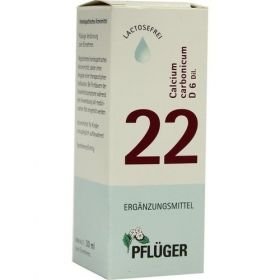 Biochemie Pflüger NR. 22 Calcium carb. D 6, 30 ML – PZN 9298691 из Германии