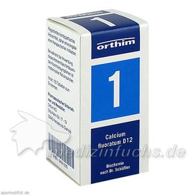 Biochemie Orthim Nr. 1 Calcium fluoratum D12, 100 ST – PZN 9491005 из Германии