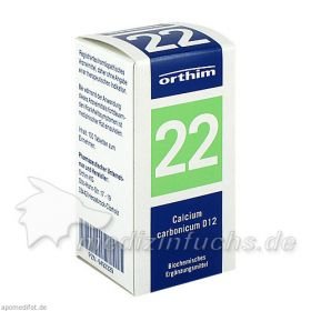 Biochemie Orthim Nr. 22 Calcium carbonicum D12, 100 ST – PZN 9492329 из Германии