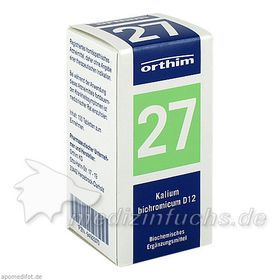 Biochemie Orthim Nr. 27 Kalium bichromicum D12, 100 ST – PZN 9492370 из Германии