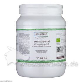 Bio Gerstengras Pulver, 500 G – PZN 9539203 из Германии