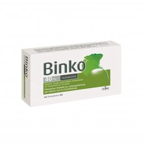 BINKO 40 MG, 60 ST – PZN 9921894 из Германии