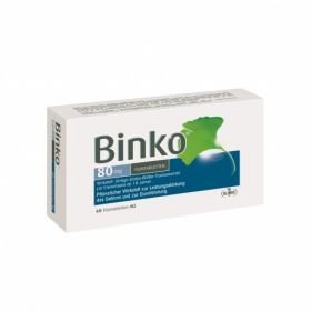 BINKO 80 MG, 60 ST – PZN 9921954 из Германии
