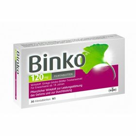 BINKO 120 MG, 30 ST – PZN 9921983 из Германии