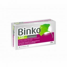 BINKO 120 MG, 60 ST – PZN 9922008 из Германии
