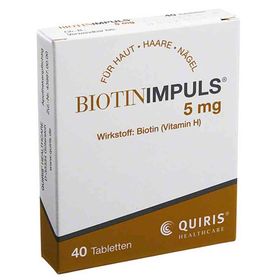 Biotin Impuls 5 mg Tabletten (40 stk) – PZN 8923170 из Германии
