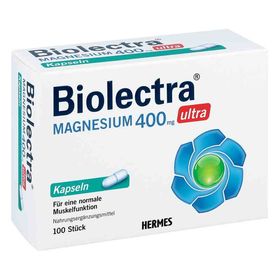 Biolectra Magnesium 400 mg ultra Kapseln (100 stk) – PZN 10043648 из Германии