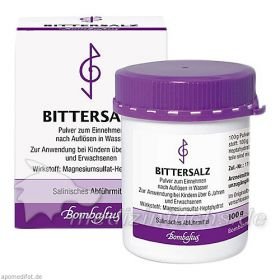 Bittersalz (Magnesiumsulfat), 100 G – PZN 1569860 из Германии
