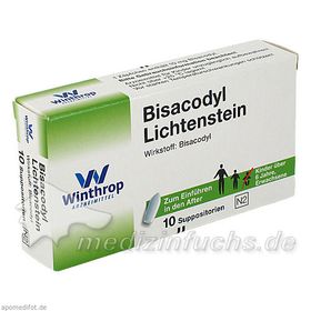 BISACODYL 10MG LICHTENSTEI, 10 ST – PZN 1839302 из Германии