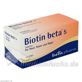 Biotin beta 5, 100 ST – PZN 1841948 из Германии
