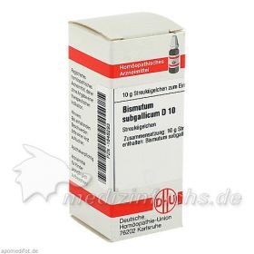 Bismutum subgallicum D10, 10 G – PZN 1848293 из Германии