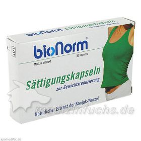 bioNorm Sättigungskapseln Konjak, 30 ST – PZN 1998265 из Германии