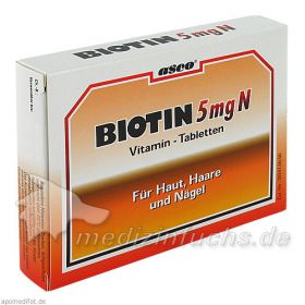 BIOTIN 5mg N Tabletten, 150 ST – PZN 2472163 из Германии