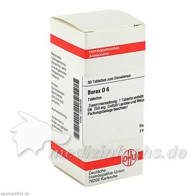 BORAX D 6, 80 ST – PZN 2626703 из Германии
