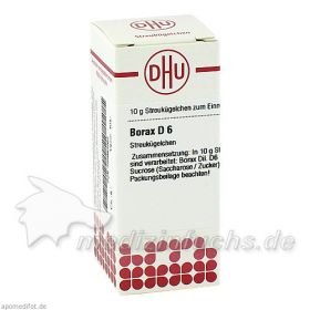 BORAX D 6, 10 G – PZN 2890363 из Германии