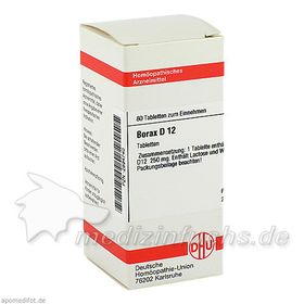 BORAX D12, 80 ST – PZN 2894740 из Германии