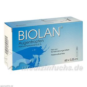 BIOLAN Augentropfen, 60X0.35 ML – PZN 3677335 из Германии