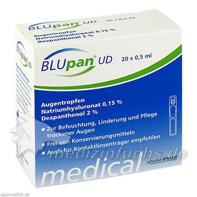 BLUPAN UD Augentropfen, 20X0.5 ML – PZN 3775411 из Германии