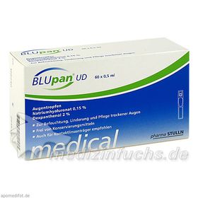 BLUPAN UD Augentropfen, 60X0.5 ML – PZN 3775428 из Германии