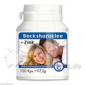 Bockshornklee + Zink Kapseln, 120 ST – PZN 3826410 из Германии