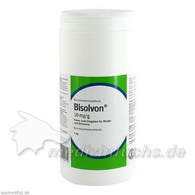 BISOLVON 10 mg/g Pulver f.Rinder/Schweine, 1000 G – PZN 3987656 из Германии