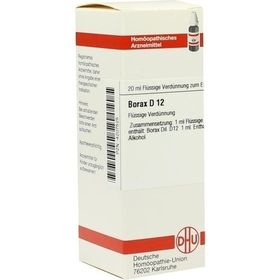 BORAX D12, 20 ML – PZN 4207525 из Германии