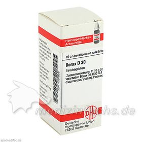 BORAX D30, 10 G – PZN 4207608 из Германии