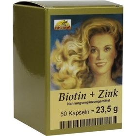 Biotin + Zink Haarkapseln, 50 ST – PZN 4595639 из Германии